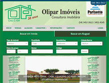 Tablet Screenshot of oliparimoveis.com.br